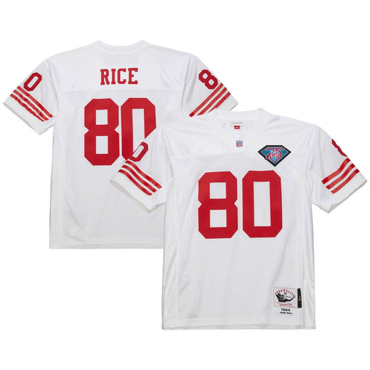 Jerry Rice San Francisco 49ers 1994 Mitchell & Ness White Authentic Throwback Retired Player Jersey