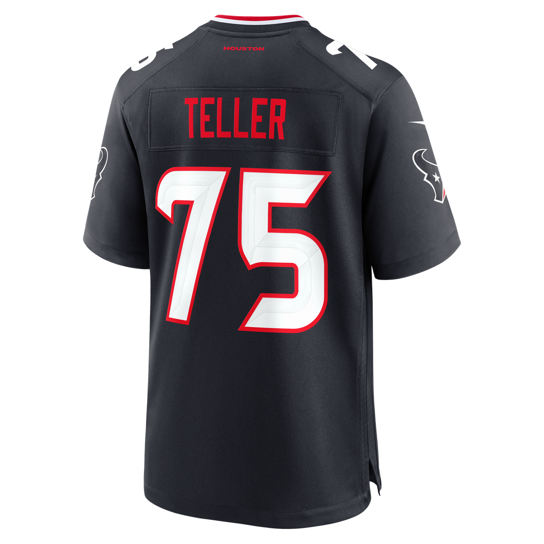 Wyatt Teller Houston Texans Nike Navy Team Game Jersey