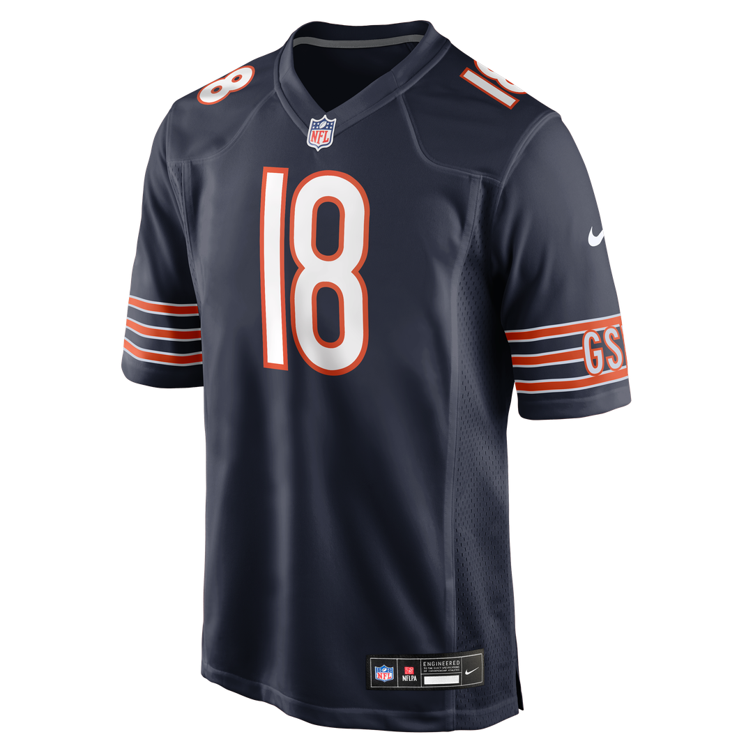 Caleb Williams Chicago Bears Nike Navy Player Game Jersey