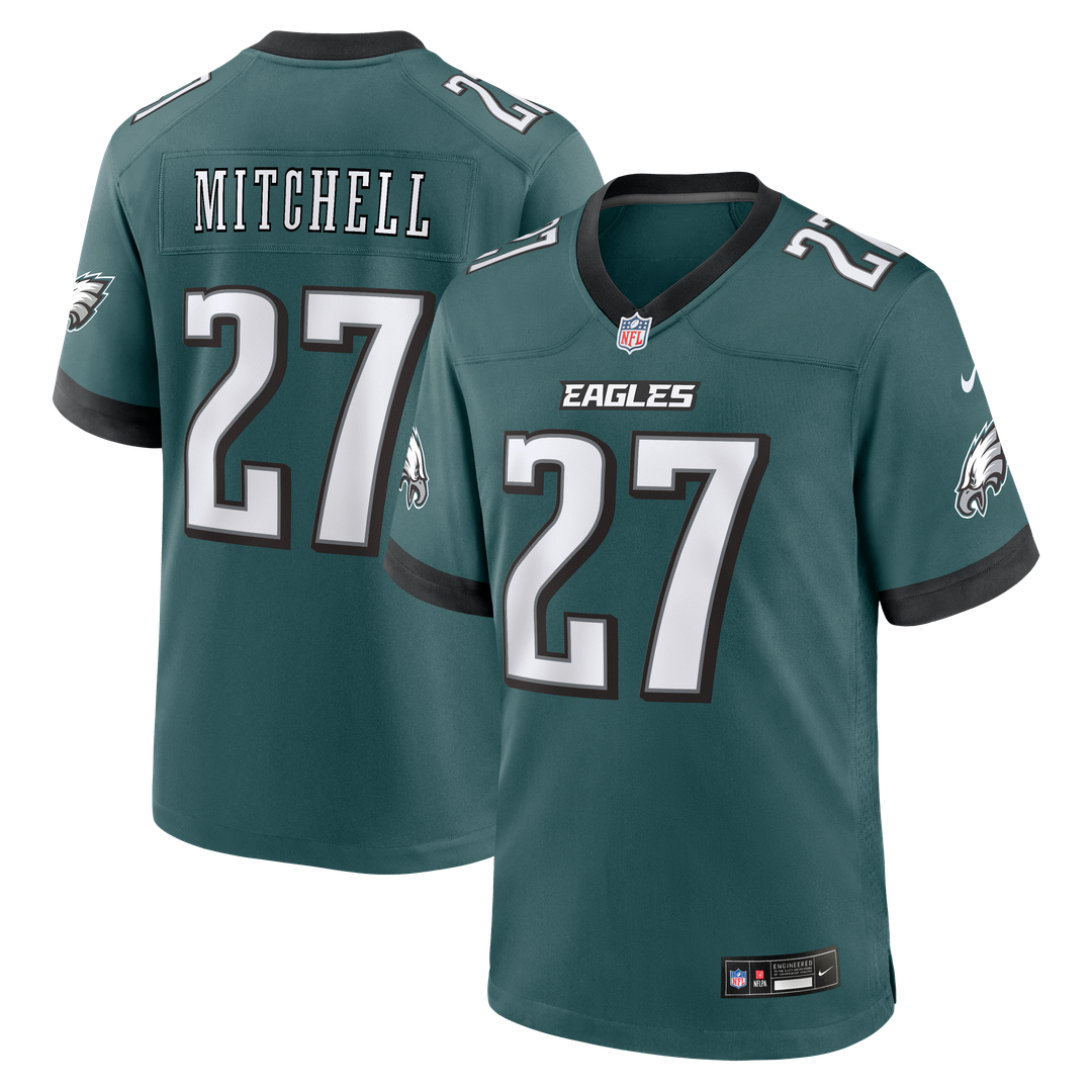 Quinyon Mitchell Philadelphia Eagles Nike Black Alternate Game Jersey