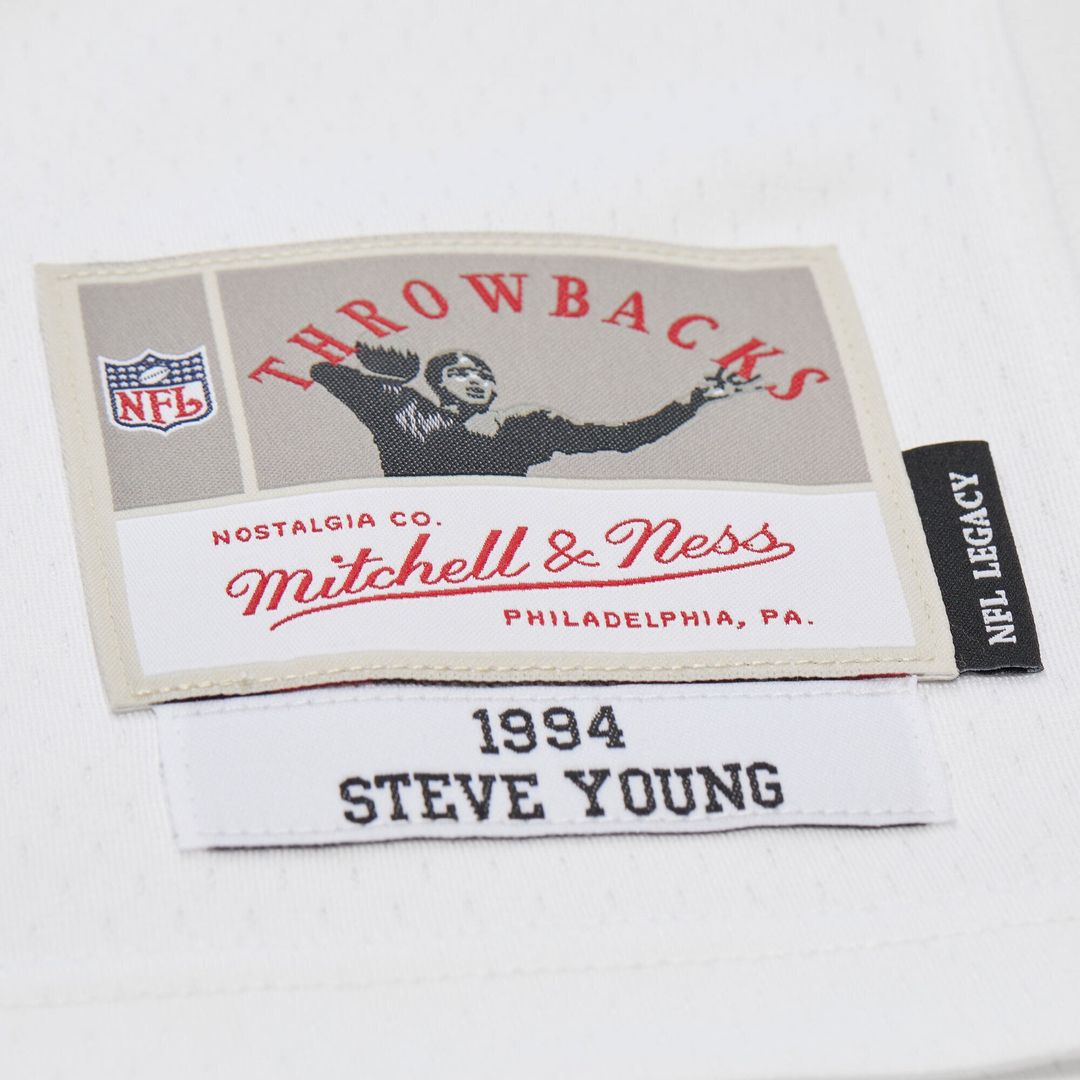 Steve Young San Francisco 49ers Mitchell & Ness White 1994 Legacy Replica Jersey