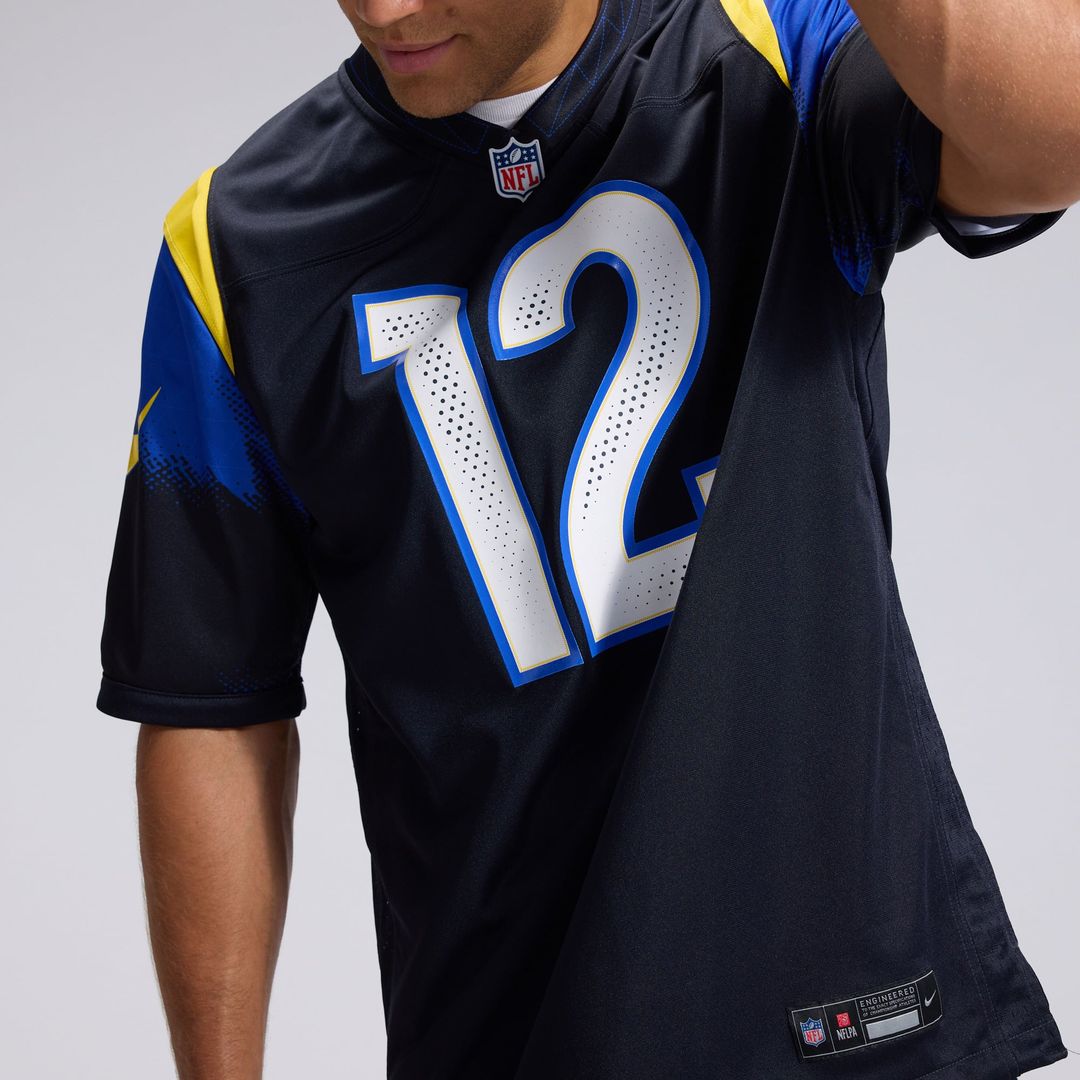 Puka Nacua Los Angeles Rams Nike Dark Blue Rivalries Collection Game Jersey