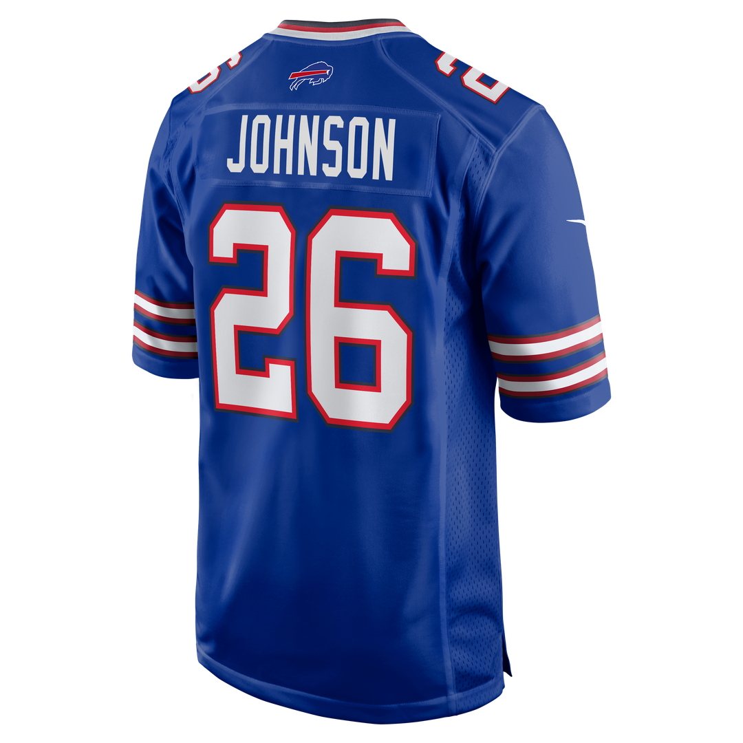 Ty Johnson Buffalo Bills Nike Royal Team Game Jersey