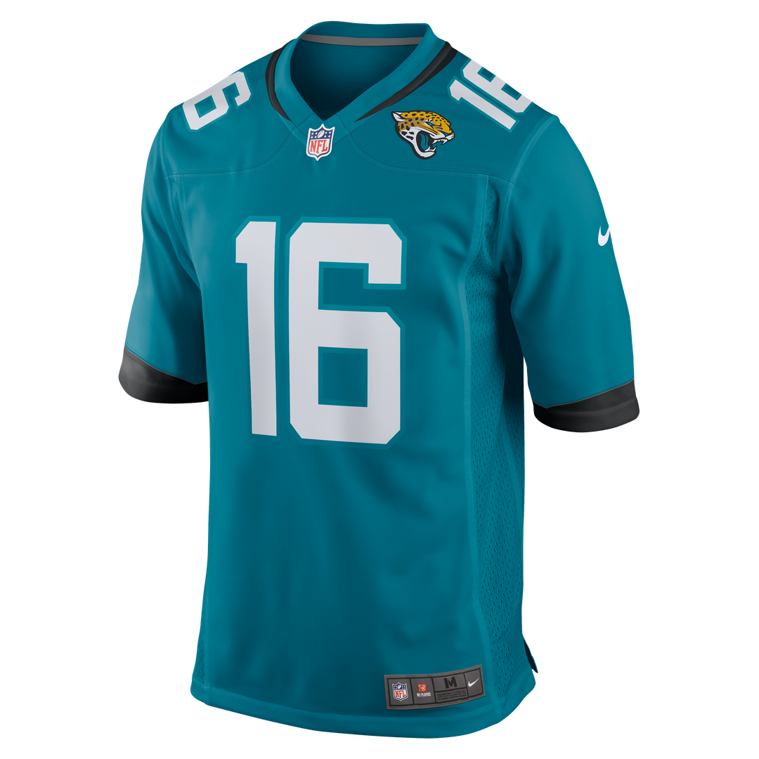 Trevor Lawrence Jacksonville Jaguars Nike Teal Home Game Jersey