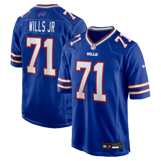 Jedrick Wills Jr. Buffalo Bills Nike Royal Team Game Jersey