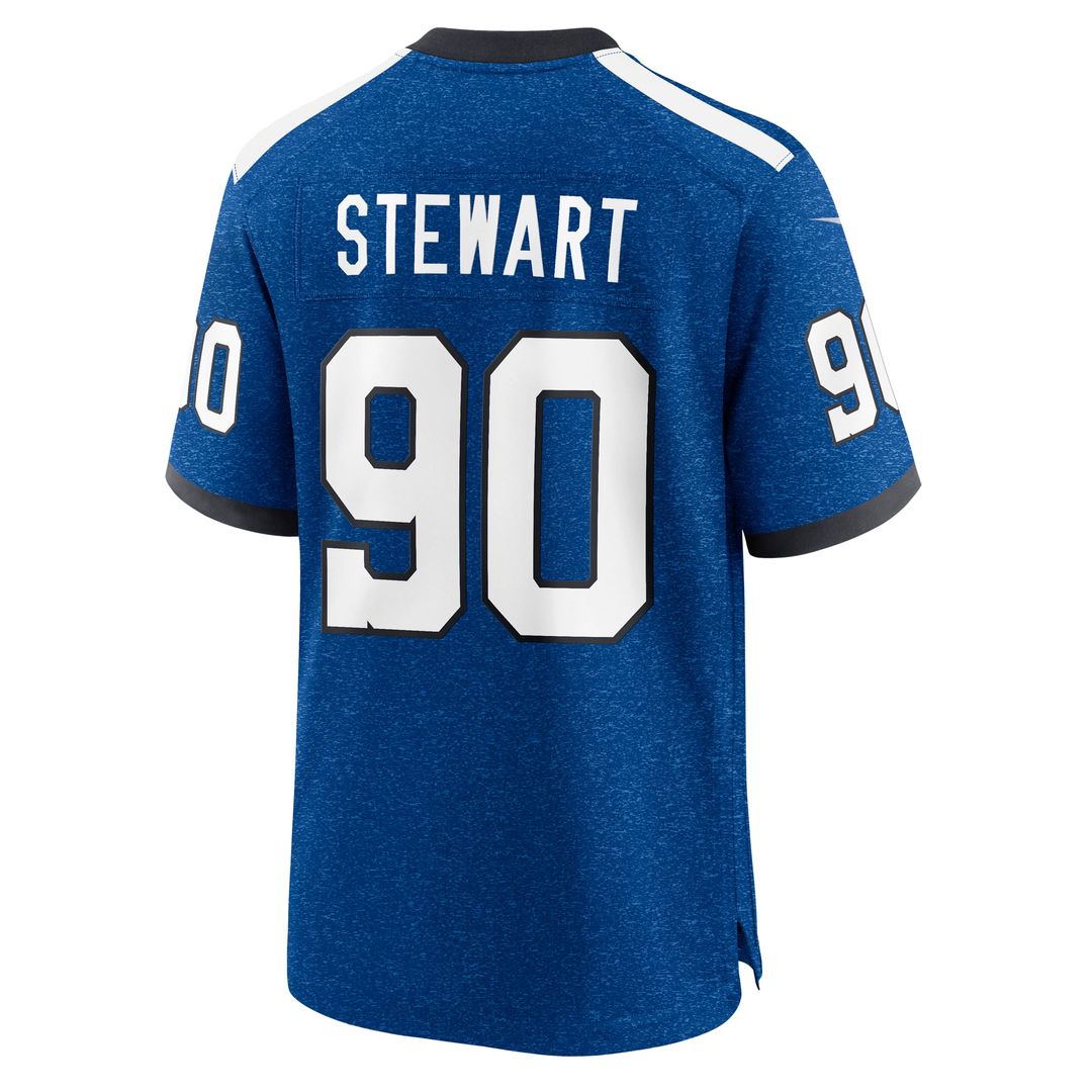 Grover Stewart Indianapolis Colts Nike Blue Alternate Game Jersey