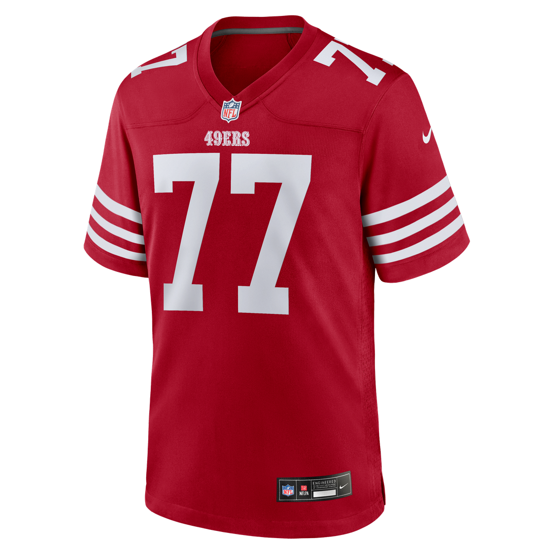 Dominick Puni San Francisco 49ers Nike Scarlet Team Game Jersey