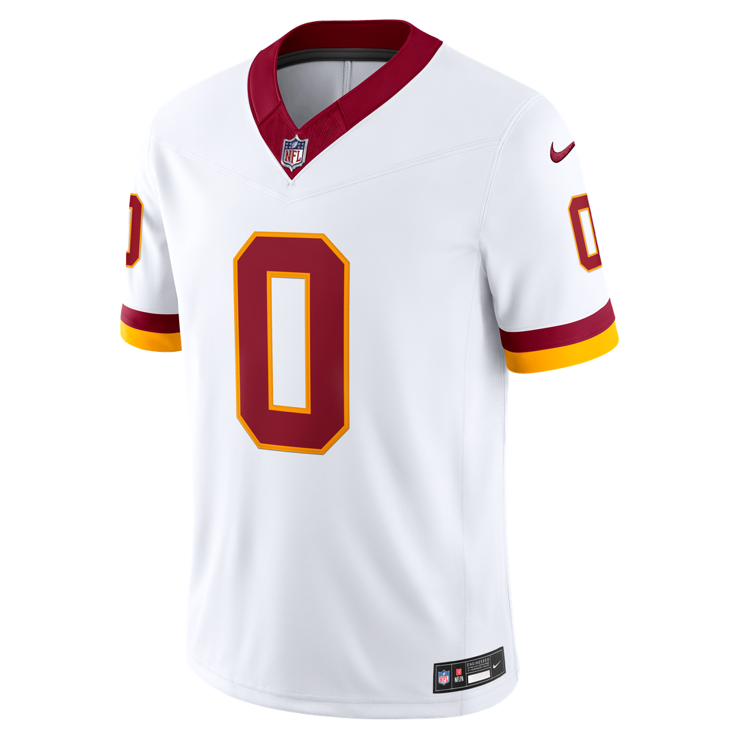 Mike Sainristil Washington Commanders Nike White Vapor F.U.S.E. Stitched Limited Jersey