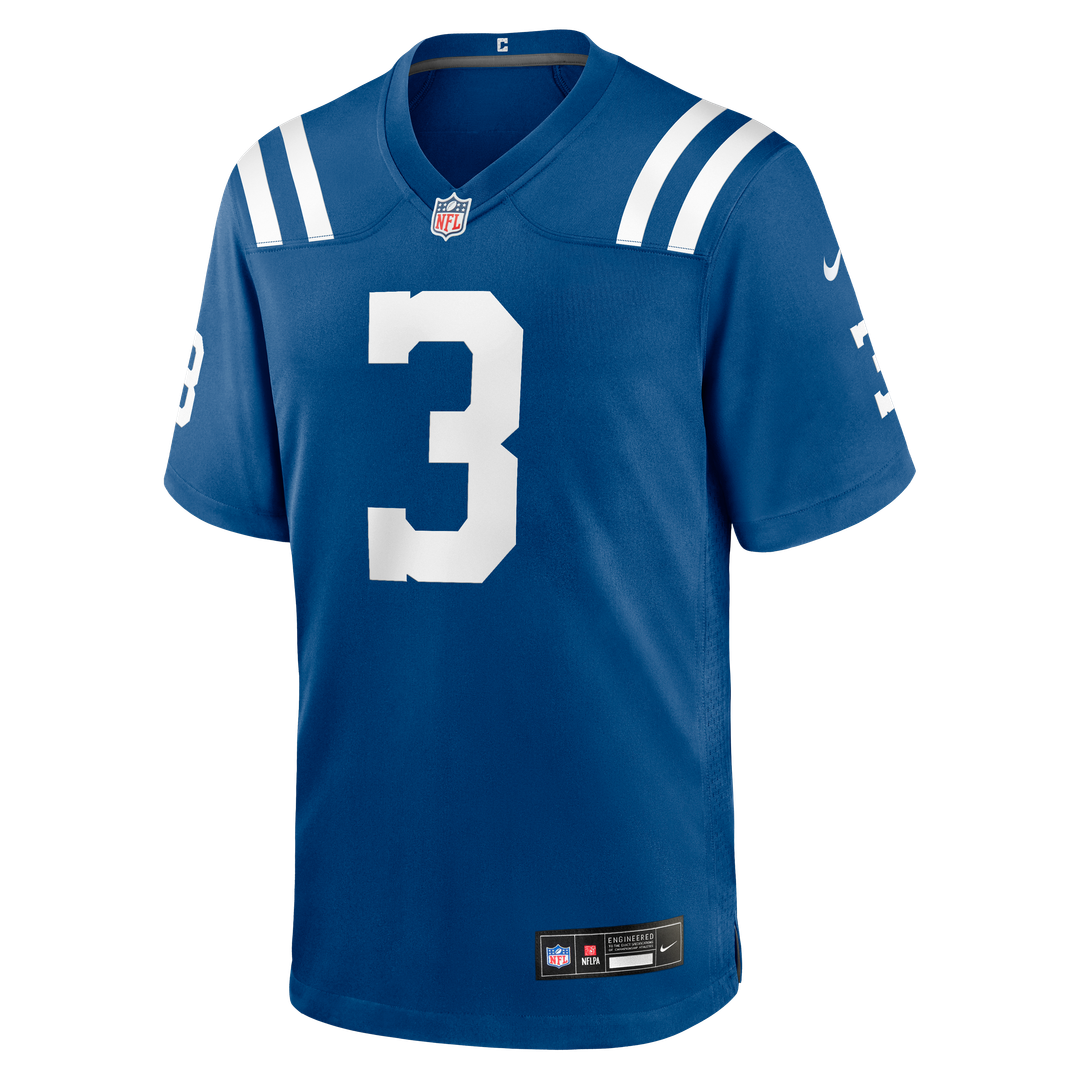 Spencer Shrader Indianapolis Colts Nike Royal Team Game Jersey