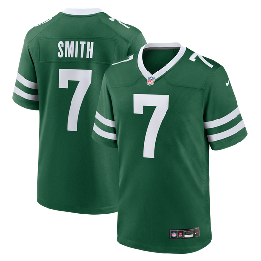 Geno Smith New York Jets Nike Legacy Green Game Jersey