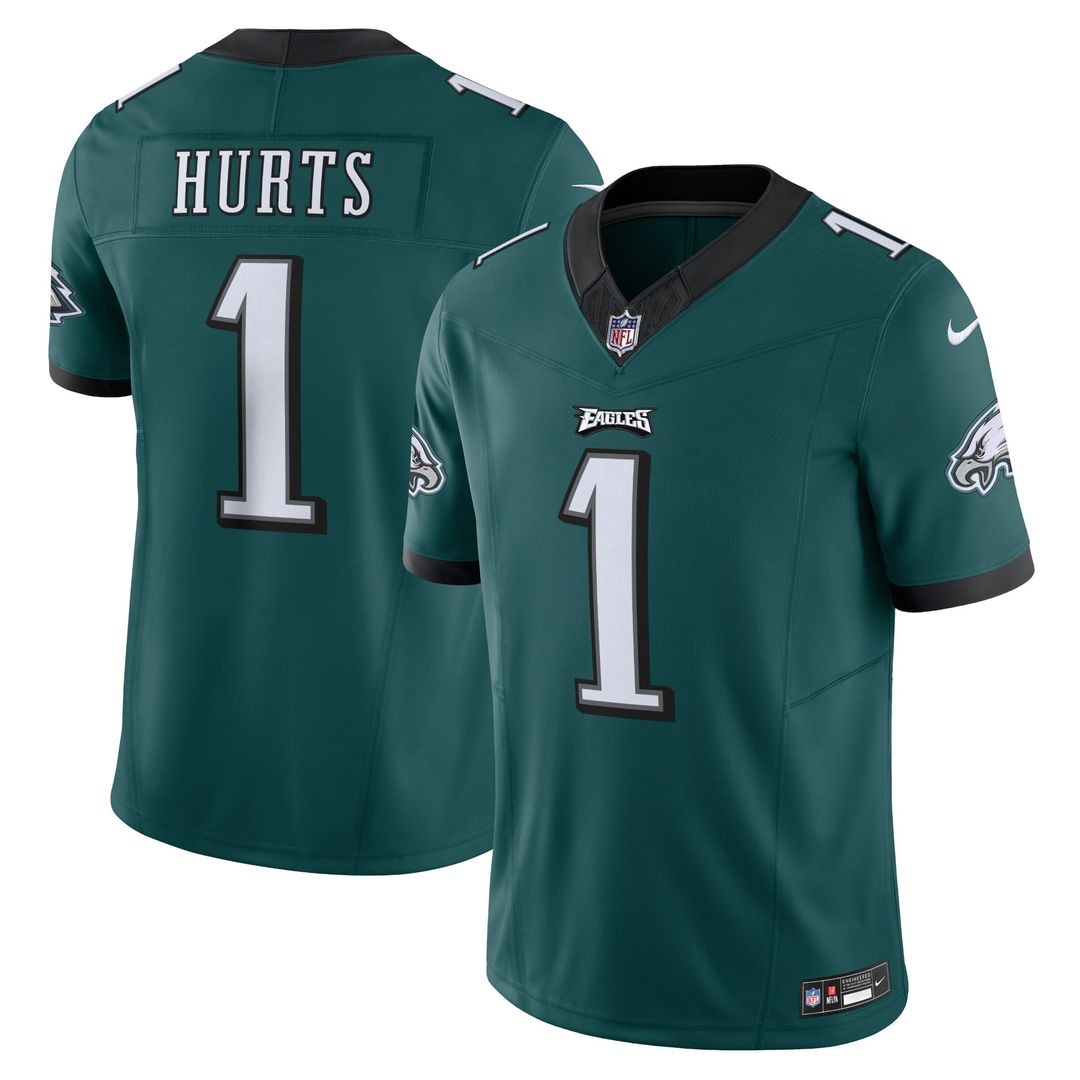 Jalen Hurts Philadelphia Eagles Nike Green Vapor F.U.S.E. Limited Jersey