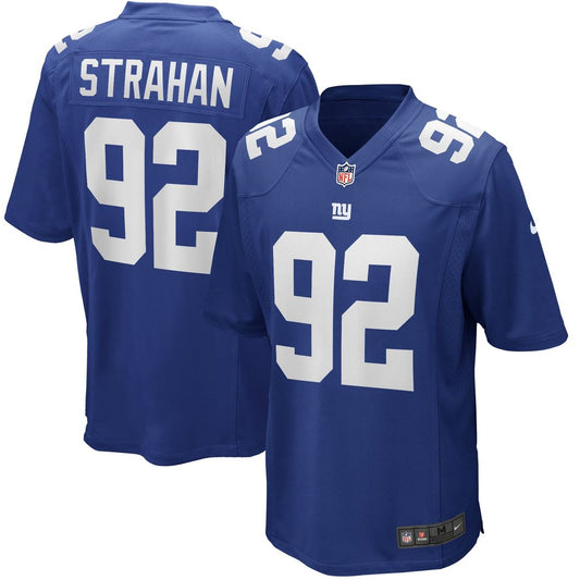 Michael Strahan New York Giants Nike Royal Game Retired Player Jersey