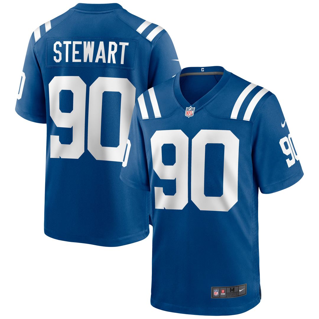Grover Stewart Indianapolis Colts Nike Blue Alternate Game Jersey