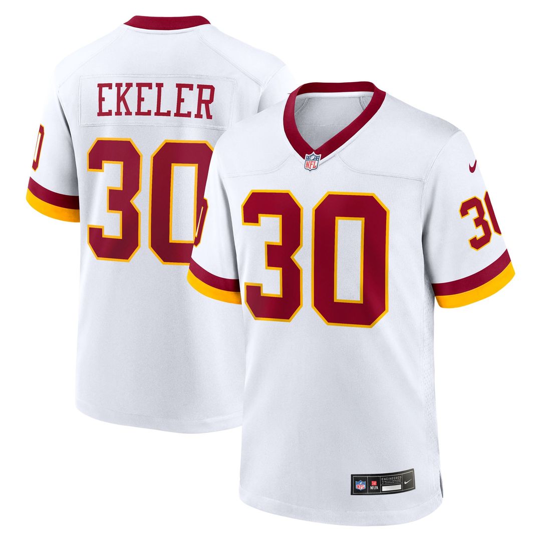 Austin Ekeler Washington Commanders Nike Burgundy Game Player Jersey