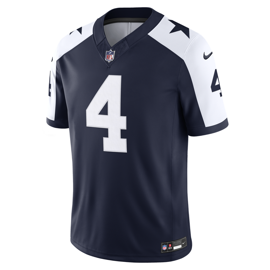 Dak Prescott Dallas Cowboys Nike Navy Alternate Vapor F.U.S.E. Stitched Limited Jersey