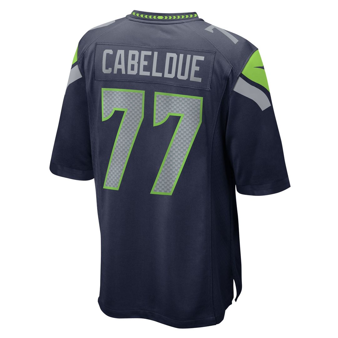 Bryce Cabeldue Seattle Seahawks Nike College Navy Team Game Jersey