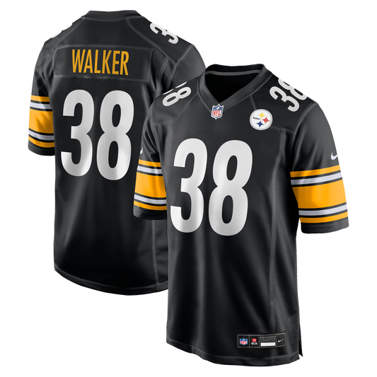 Mykal Walker Pittsburgh Steelers Nike Black Team Game Jersey
