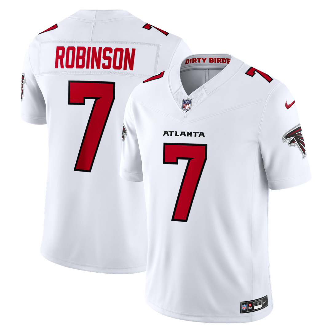 Bijan Robinson Atlanta Falcons Nike Black Alternate Throwback Vapor F.U.S.E. Stitched Limited Jersey