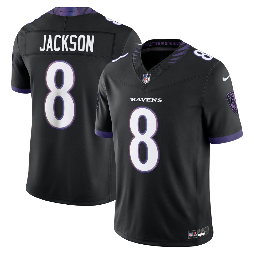Lamar Jackson Baltimore Ravens Nike White Vapor F.U.S.E. Stitched Limited Jersey