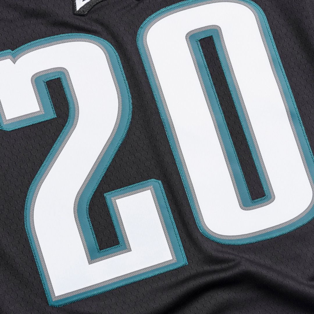 Brian Dawkins Philadelphia Eagles Mitchell & Ness Black Legacy Replica Jersey