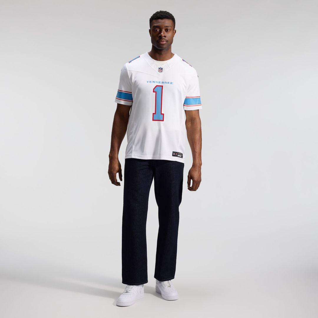 Cameron Ward Tennessee Titans Nike Light Blue Team Vapor F.U.S.E. Stitched Limited Jersey