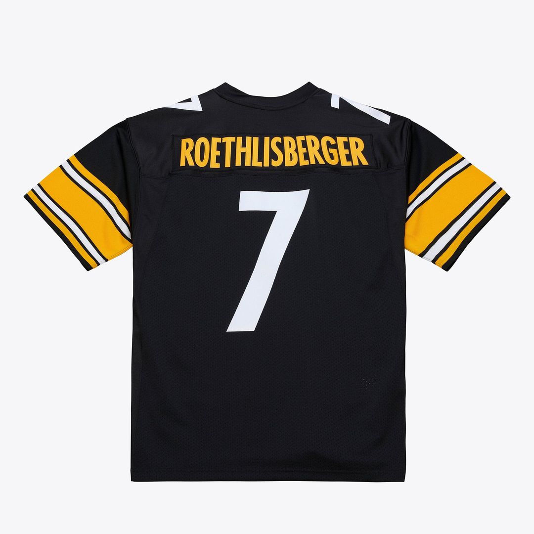 Ben Roethlisberger Pittsburgh Steelers Mitchell & Ness Black 2004 Authentic Throwback Jersey