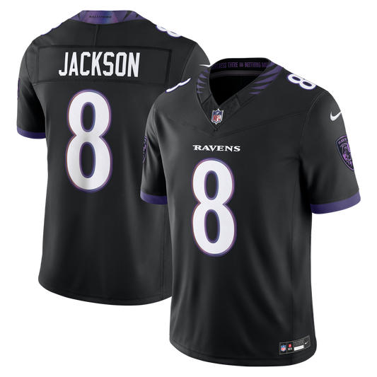 Lamar Jackson Baltimore Ravens Nike Black Alternate Alternate Vapor F.U.S.E. Stitched Limited Jersey