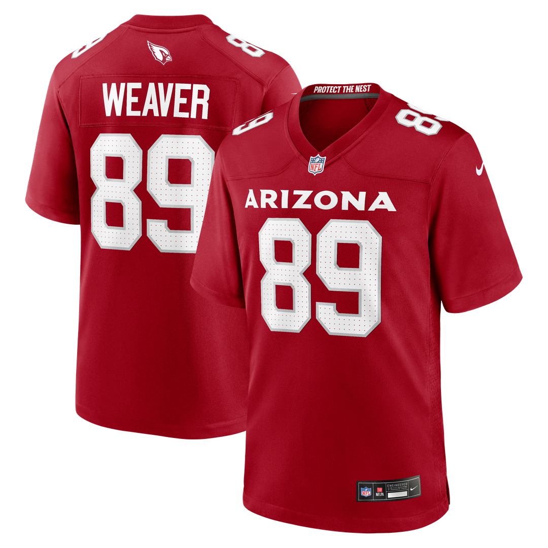 Xavier Weaver Arizona Cardinals Nike Cardinal Team Game Jersey