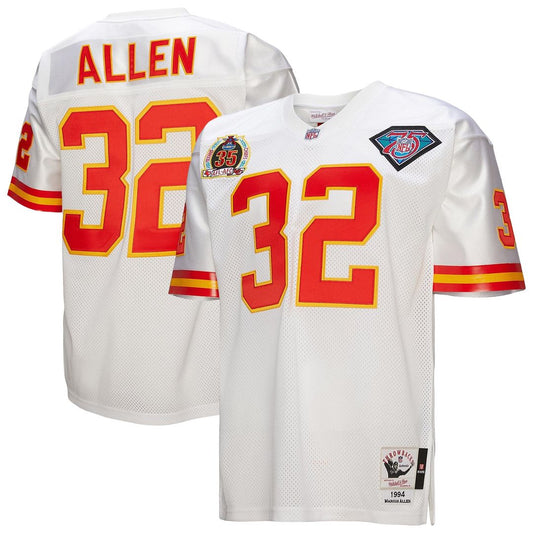 Marcus Allen Kansas City Chiefs 1994 Mitchell & Ness White Authentic Throwback Retired Player Jersey
