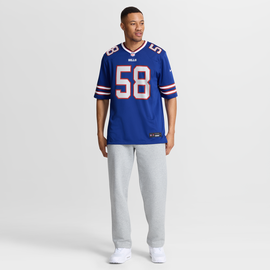 Matt Milano Buffalo Bills Nike Royal Game Player Jersey