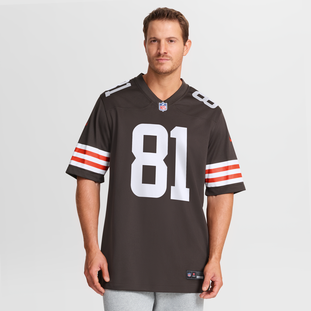 Luke Floriea Cleveland Browns Nike Brown Team Game Jersey