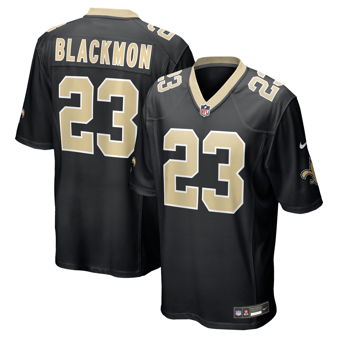 Julian Blackmon New Orleans Saints Nike Black Team Game Jersey