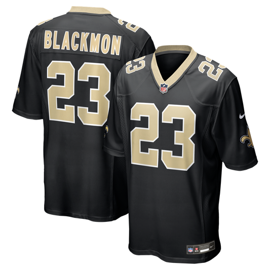 Julian Blackmon New Orleans Saints Nike Black Team Game Jersey