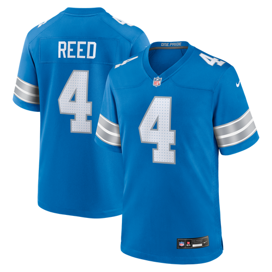 D.J. Reed Detroit Lions Nike Blue Team Game Jersey