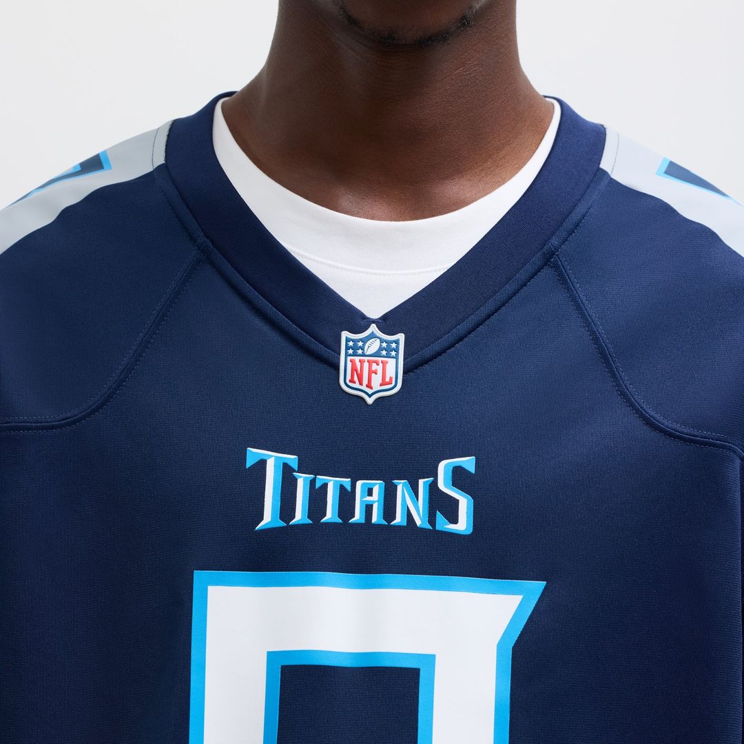 Will Levis Tennessee Titans Nike Navy Game Jersey