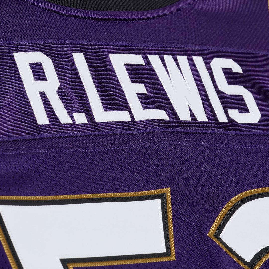 Ray Lewis Baltimore Ravens Mitchell & Ness Purple 1996 Authentic Throwback Jersey