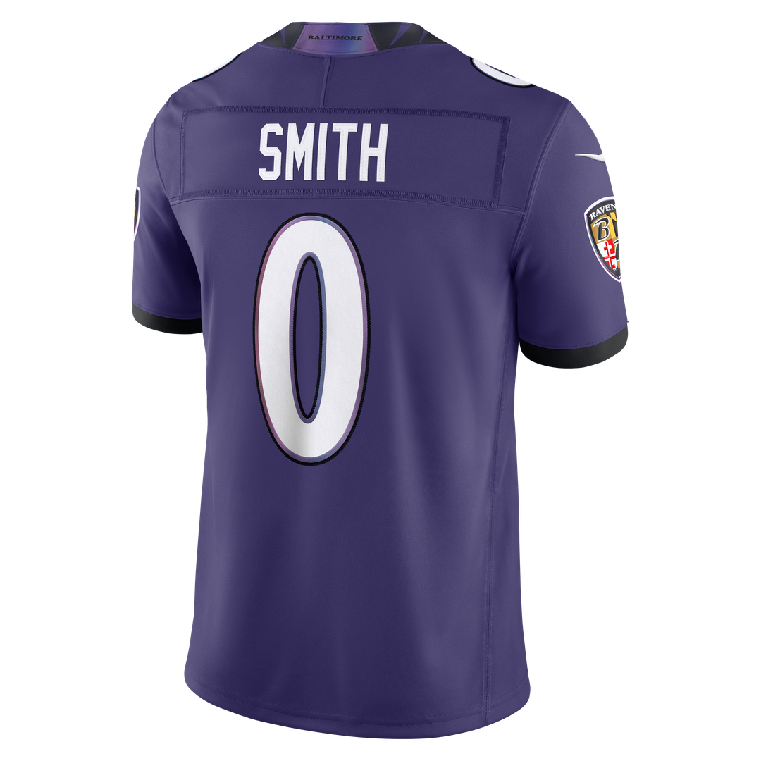 Roquan Smith Baltimore Ravens Nike Purple Team Vapor F.U.S.E. Stitched Limited Jersey