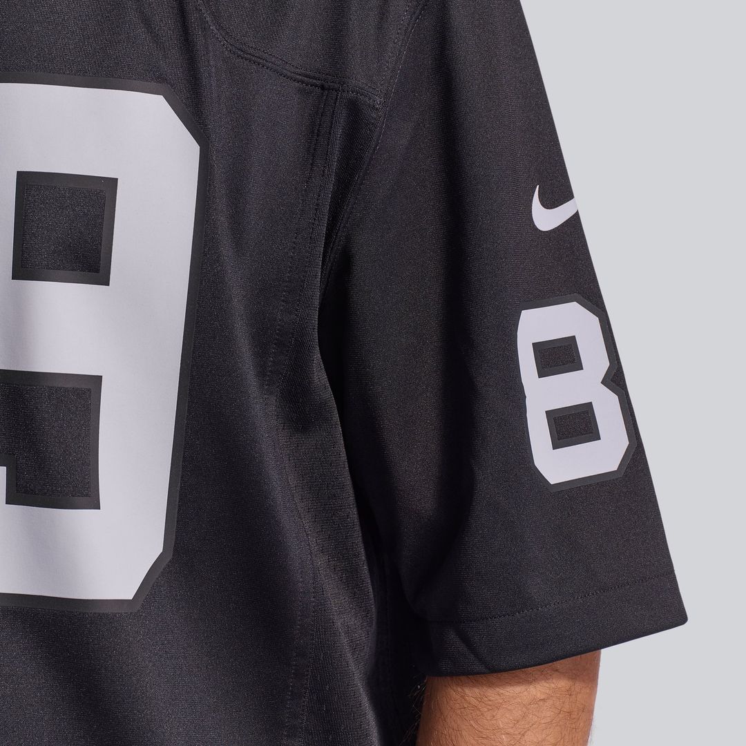 Brock Bowers Las Vegas Raiders Nike Black Player Game Jersey