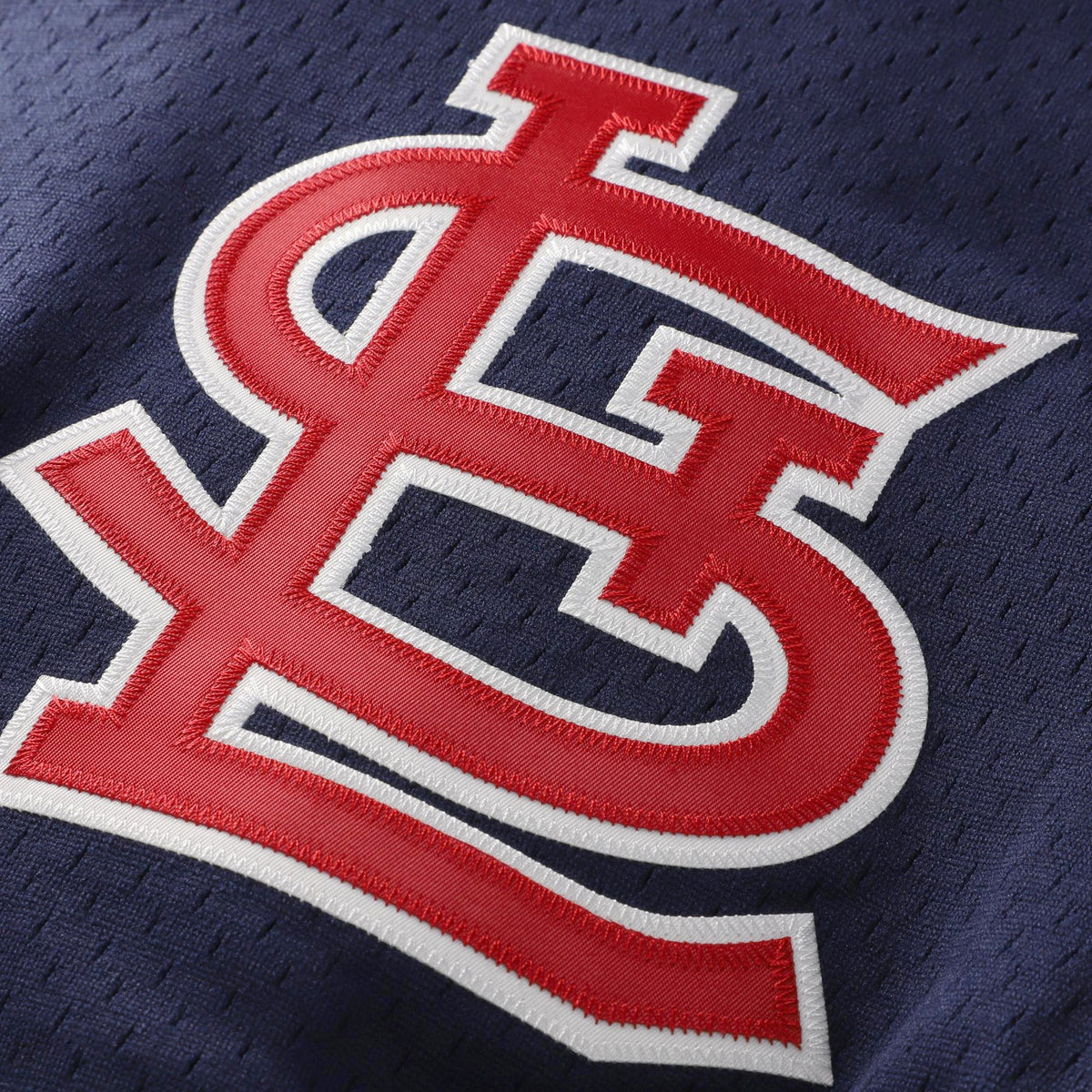 St. Louis Cardinals Ozzie Smith Mitchell & Ness Scarlet Authentic Batting Practice Jersey