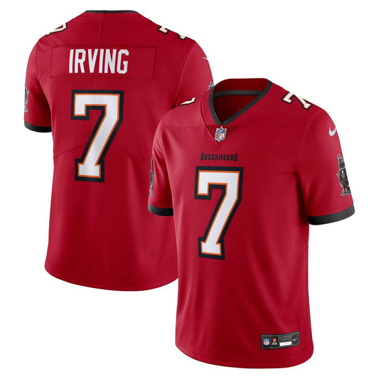 Bucky Irving Tampa Bay Buccaneers Nike Red Vapor Untouchable Stitched Limited Jersey