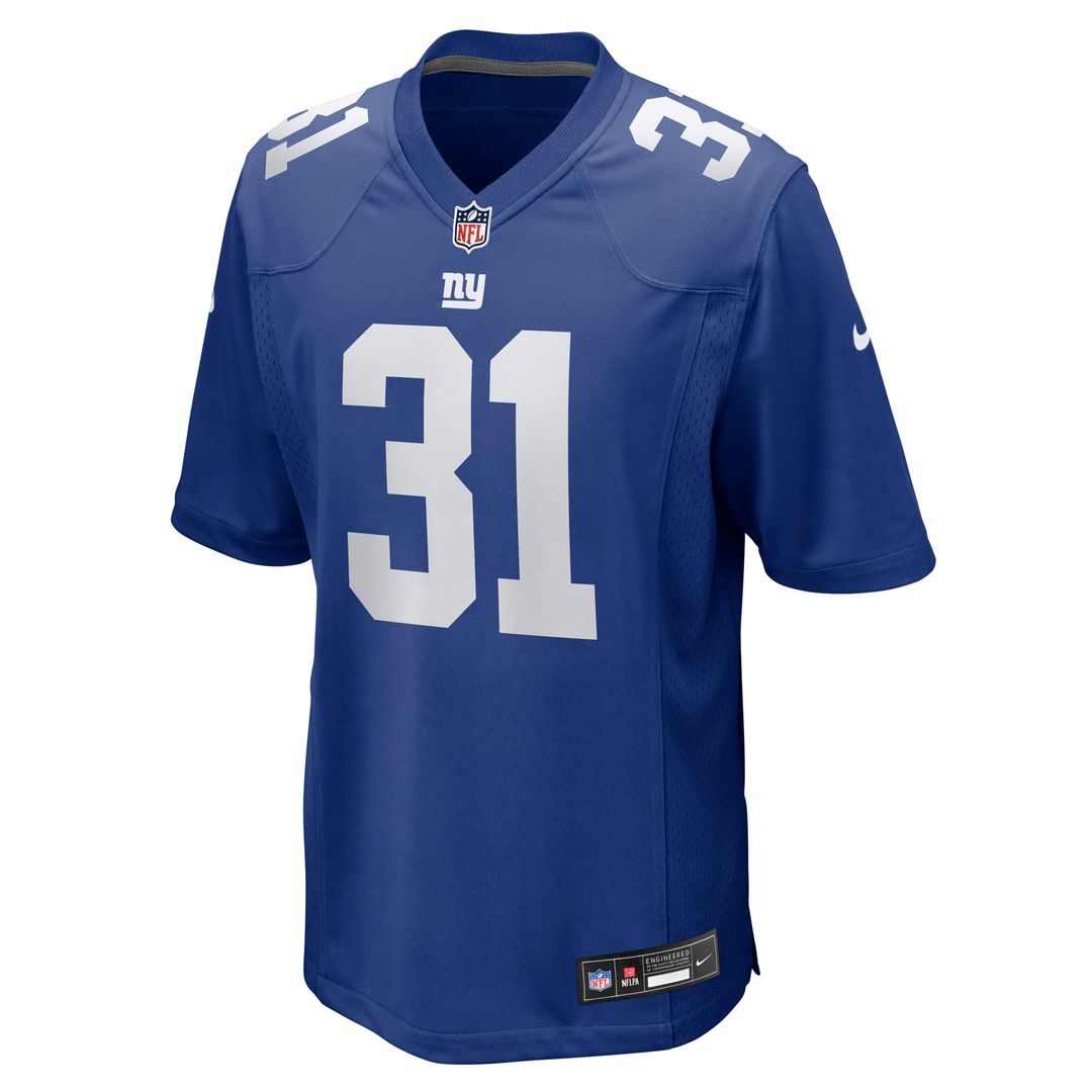 Nic Jones New York Giants Nike Royal Team Game Jersey
