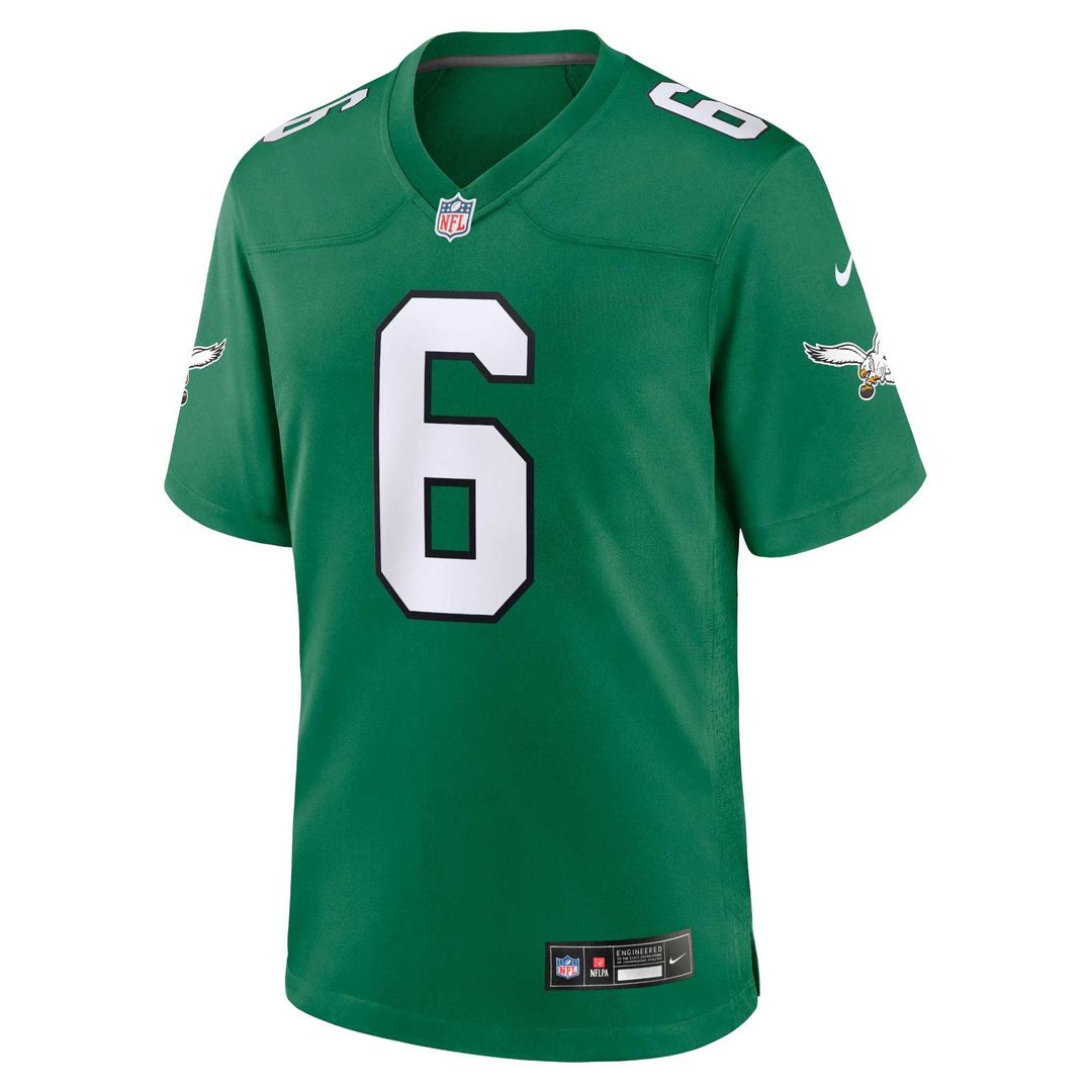 DeVonta Smith Philadelphia Eagles Nike Kelly Green Alternate Game Player Jersey