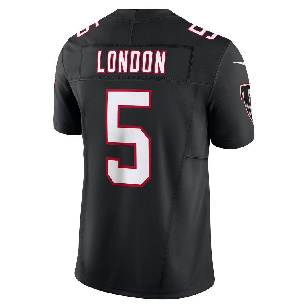 Drake London Atlanta Falcons Nike Black Vapor F.U.S.E. Limited Jersey