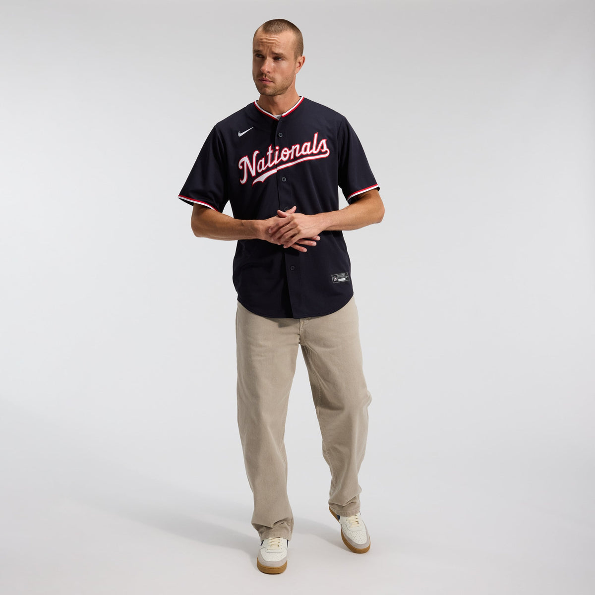 Washington Nationals Dylan Crews Nike Navy Alternate Replica Jersey