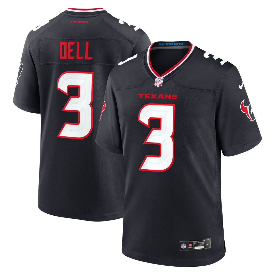 Tank Dell Houston Texans Nike White Game Jersey