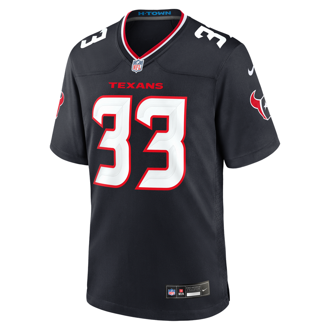 Dare Ogunbowale Houston Texans Nike Navy Team Game Jersey