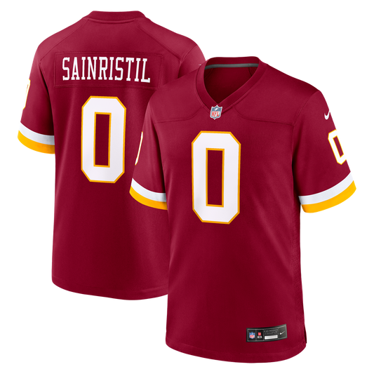 Mike Sainristil Washington Commanders Nike Burgundy Game Jersey