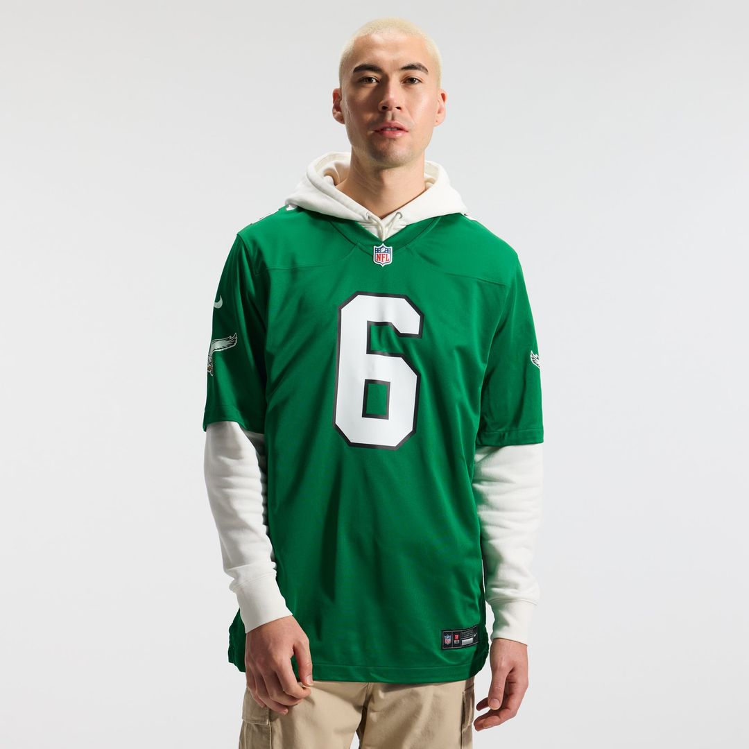 DeVonta Smith Philadelphia Eagles Nike Kelly Green Alternate Game Player Jersey