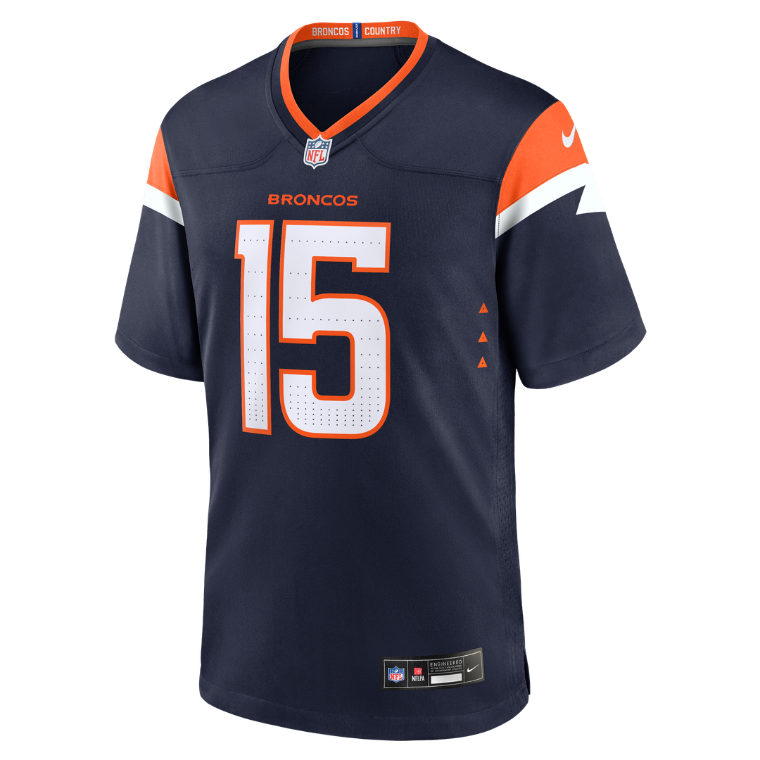 Nik Bonitto Denver Broncos Nike Navy Alternate Game Jersey