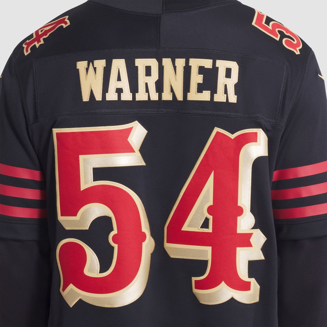Fred Warner San Francisco 49ers Nike Black Rivalries Collection Stitched Limited Jersey